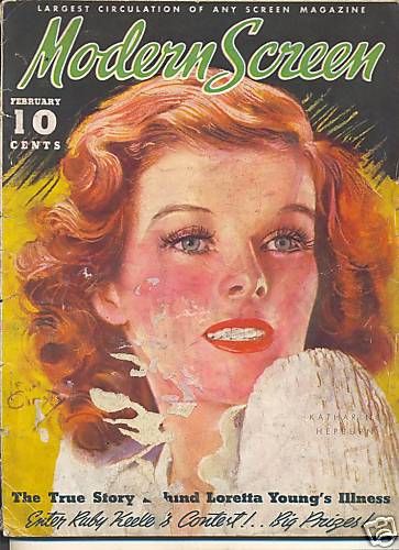 MODERN SCREEN magazine side cover Issue 63 February 1936